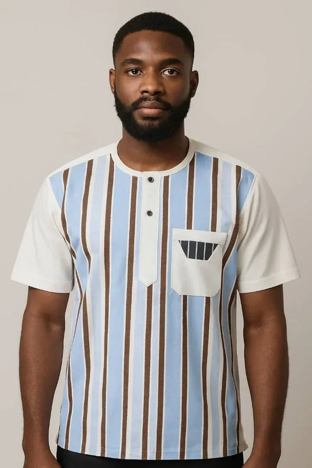 Chemise Indigo Tradi-Moderne - Marketplus