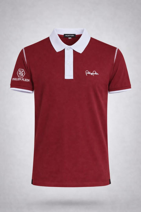 Polo rouge bordeau